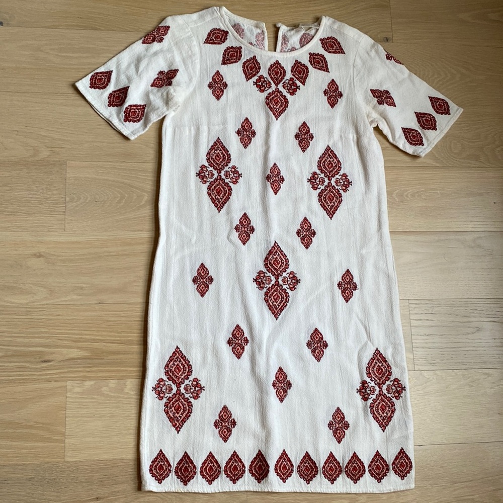 MICHAEL Michael Kors embroidered white dress